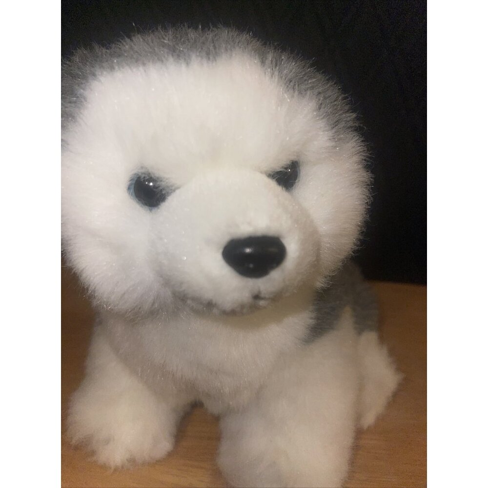 Ty Dakota Husky Dog Wolf 10" Stuffed Animal Plush 1994 Realistic Wolf Dog - Picture 13 of 16